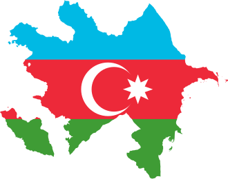 Flag-map of Azerbaijan.svg